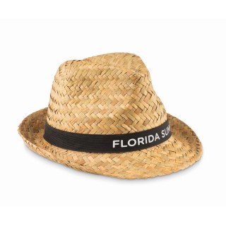 Sombrero personalizable de paja natural